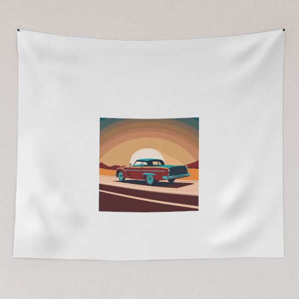 Item preview, Car / vintage car / sunset designed and sold by C-Images.