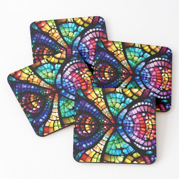 Item preview, Kaleidoscopic stained glass swirls! designed and sold by Zen-Hues.