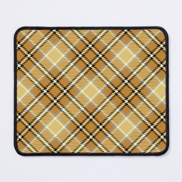 Item preview, Gold checkered plaid pattern designed and sold by Osting.