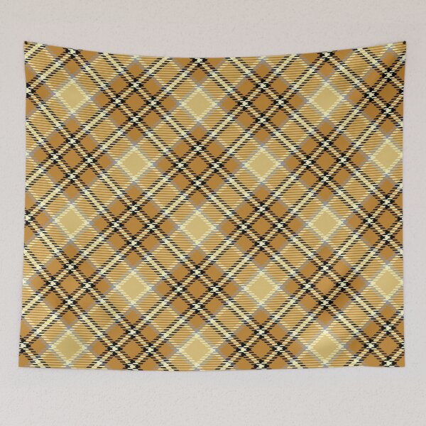 Item preview, Gold checkered plaid pattern designed and sold by Osting.