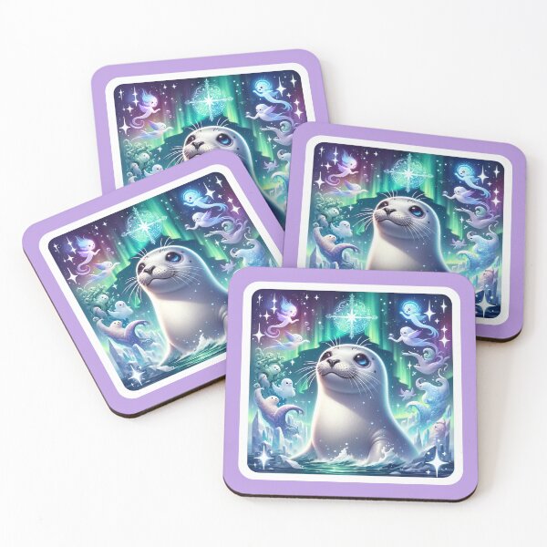 Item preview, Mystic Ocean Guardian: The Seal's Northern Vigil designed and sold by Anechkau.