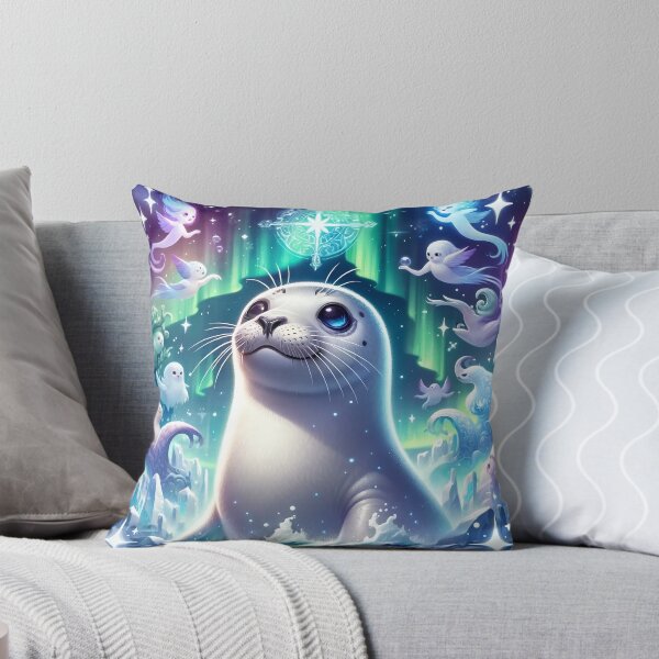 Item preview, Mystic Ocean Guardian: The Seal's Northern Vigil designed and sold by Anechkau.