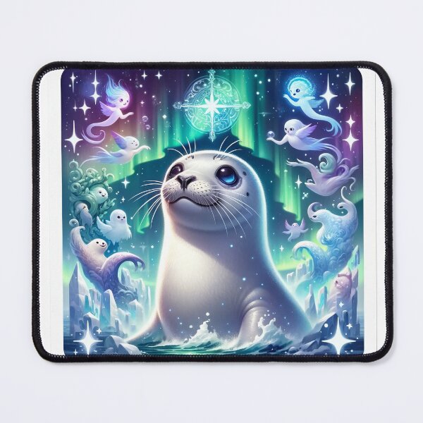 Item preview, Mystic Ocean Guardian: The Seal's Northern Vigil designed and sold by Anechkau.