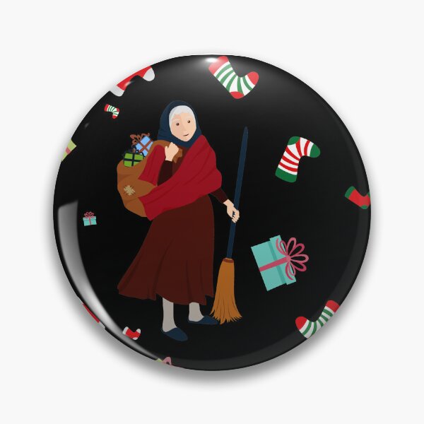 Item preview, black christmas witch befana gothmas  designed and sold by Gossip Rag.