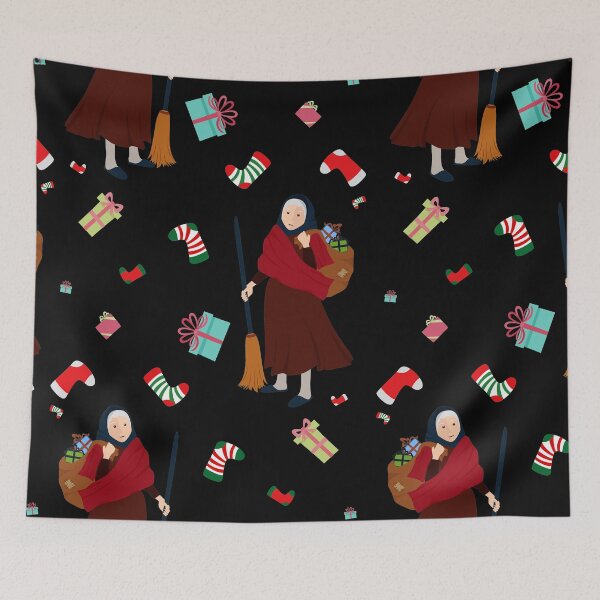 Item preview, black christmas witch befana gothmas  designed and sold by Gossip Rag.