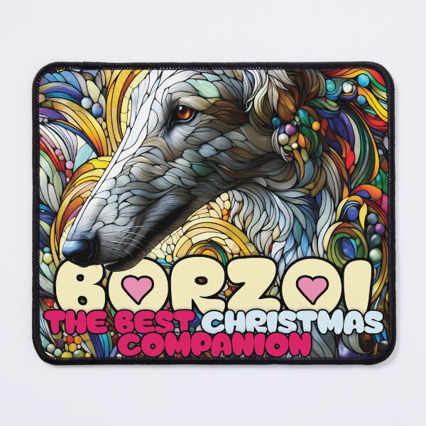 Item preview, Borzoi, the best Christmas companion. I love borzois. designed and sold by MrPila.