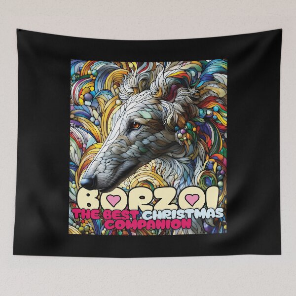 Item preview, Borzoi, the best Christmas companion. I love borzois. designed and sold by MrPila.