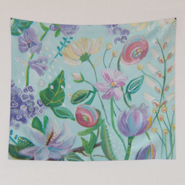 Item preview, Garden in Seafoam designed and sold by Mary Montelongo.