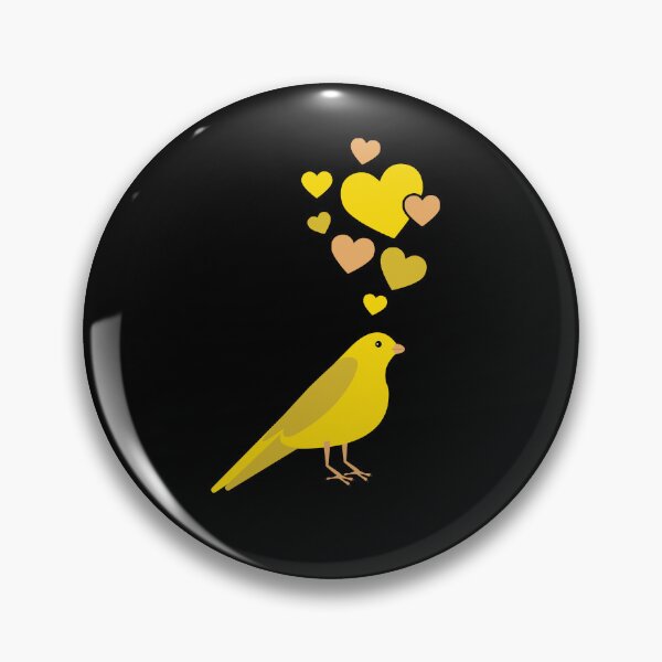 Item preview, Cute Canary With Hearts designed and sold by eternallygifted.