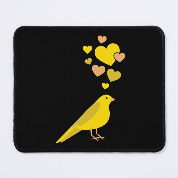 Item preview, Cute Canary With Hearts designed and sold by eternallygifted.