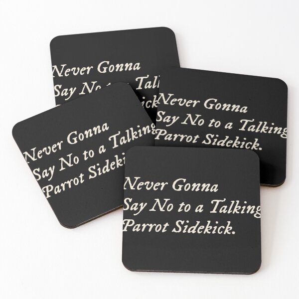 Item preview, Never Gonna Say No to a Talking Parrot Sidekick designed and sold by StudioTVDinners.