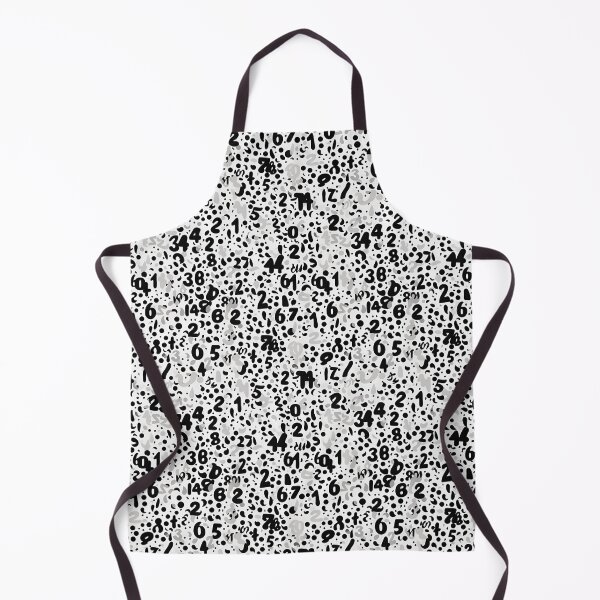 Item preview, Black & White scrambled numbers Design designed and sold by Drewkm.