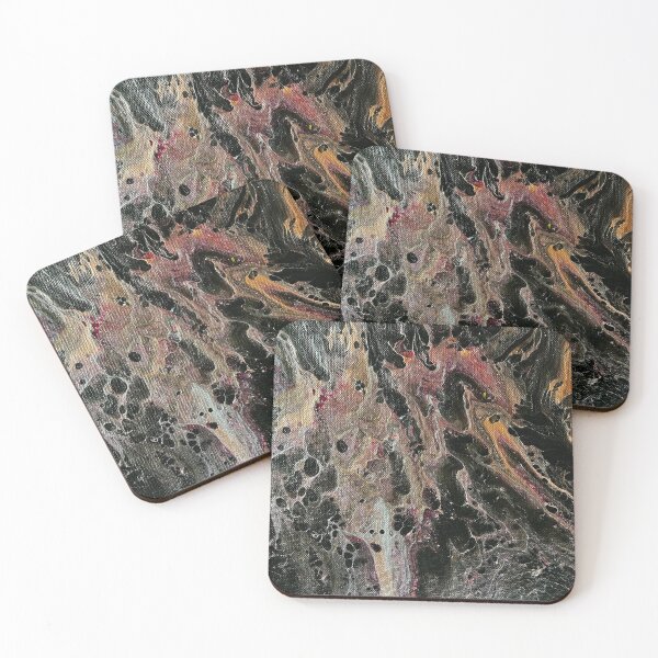 Item preview, Rose Gold Acrylic Pour designed and sold by zibziby.