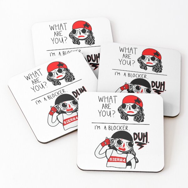 Item preview, I'm a Blocker, Duh designed and sold by Sierra Regional Roller Derby.