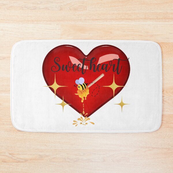 Item preview, red heart design with bee designed and sold by IvonneDesigns.