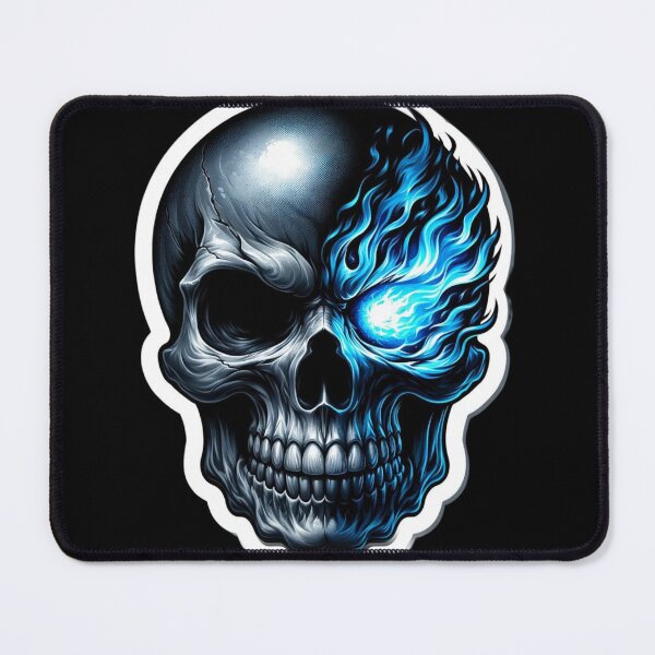 Item preview, Blue Flame Eyed Skull designed and sold by NeatSplash.