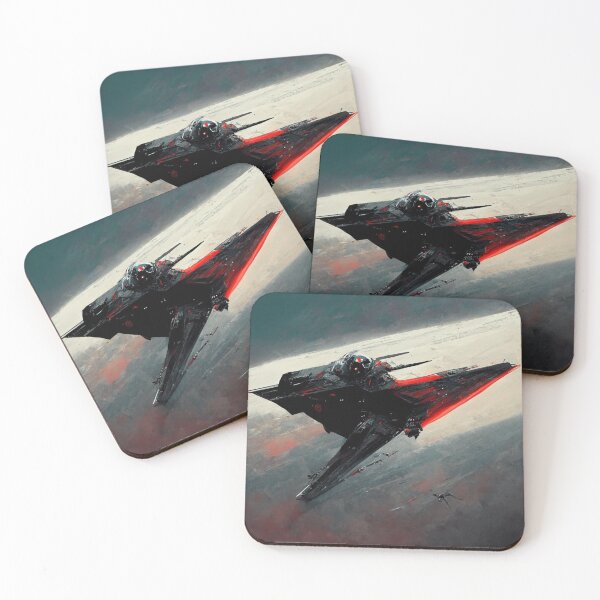 Item preview, Sci-fi Black and Red Space Ship designed and sold by Pynman.