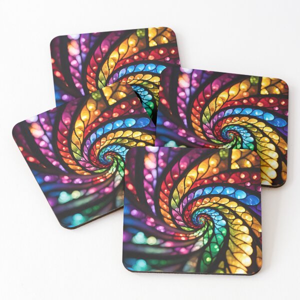 Item preview, Stunning stained glass spiral into infinity - and beyond! designed and sold by Zen-Hues.