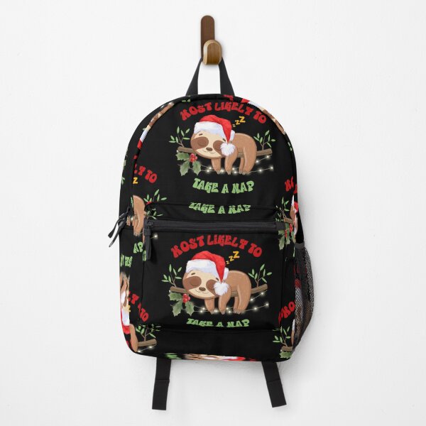 Item preview, Most likely to take a nap,  funny sloth designed and sold by ArtFeverShop.