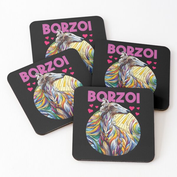 Item preview, Wonderful borzoi, stained glass. I love borzois. designed and sold by MrPila.