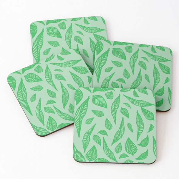 Item preview, Green leaves designed and sold by Goddessart.