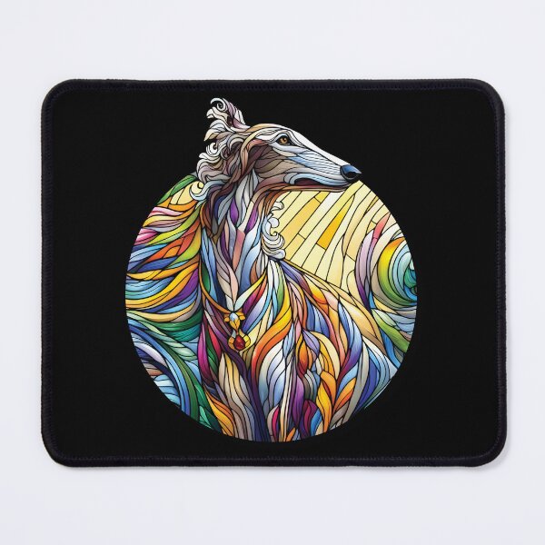 Item preview, Borzoi, stained glass. I love borzois. designed and sold by MrPila.