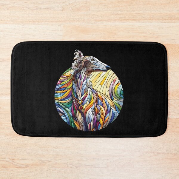 Item preview, Borzoi, stained glass. I love borzois. designed and sold by MrPila.