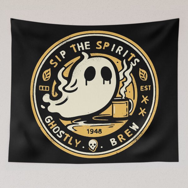 Item preview, Sip the Spirits ghostly brew designed and sold by RafaelLima7.