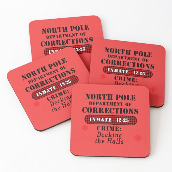 Item preview, Copy of NORTH POLE CORRECTIONS DEPT DECKING THE HALLS FUNNY XMAS designed and sold by Greenbaby.