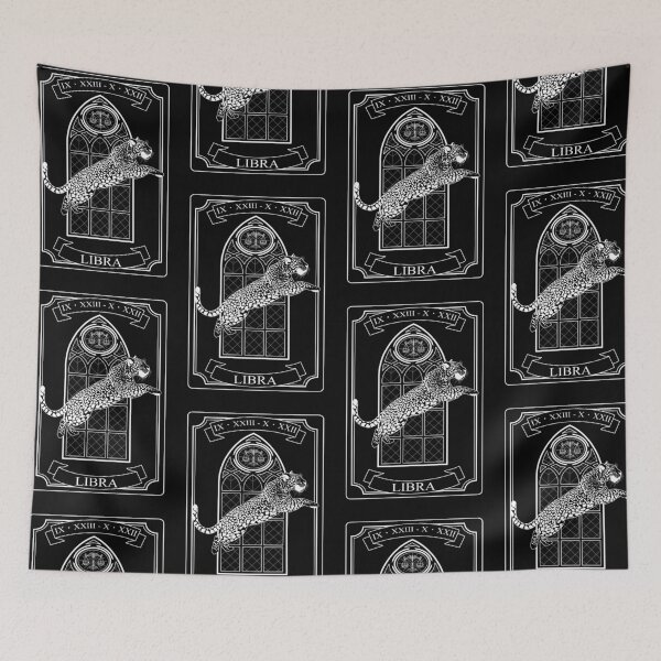 Item preview, ‘Jaguar’ - Libra Star Sign Tarot Card  designed and sold by SilkZombie.