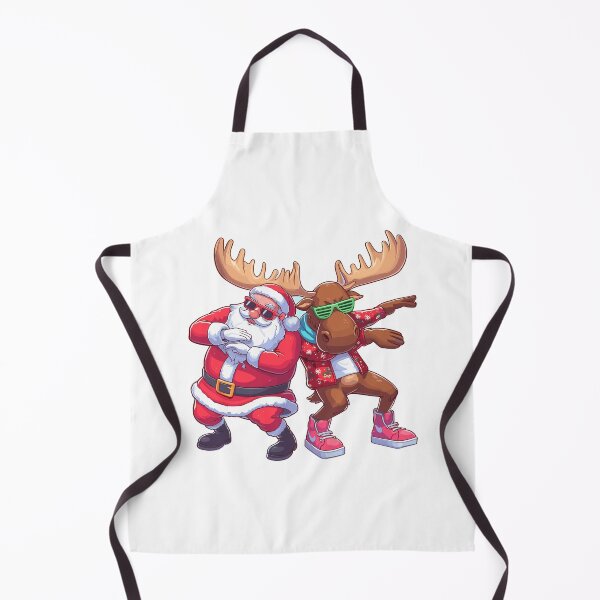 Item preview, Santa Claus and Moose Dabbing - Cool Santa and Moose wearing a sunglass designed and sold by JessArty ⭐⭐⭐⭐⭐.