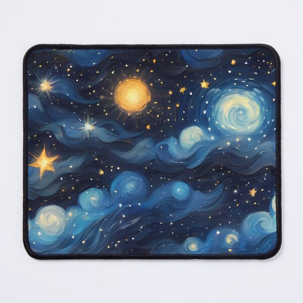Item preview, Starry Night Sky Pattern – Celestial and Cute designed and sold by Kittyzens.