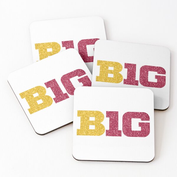 Item preview, big ten glitter logo- usc colors designed and sold by designsbysamantha.