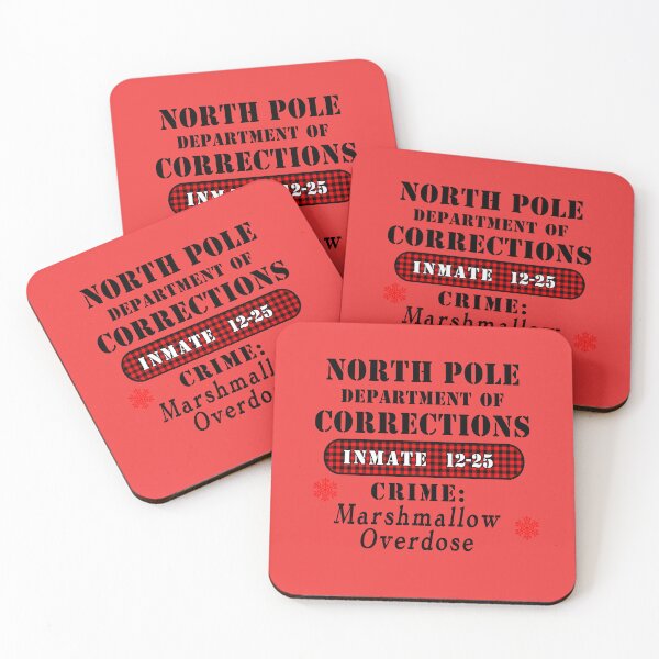 Item preview, Copy of Copy of Copy of NORTH POLE CORRECTIONS DEPT MARSHMALLOW OVERDOSE designed and sold by Greenbaby.