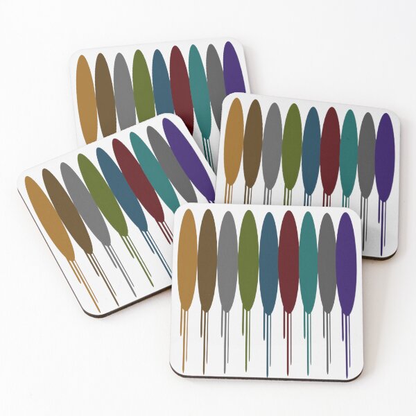 Item preview, Multicolored Dripping Patterns  designed and sold by atroffire.