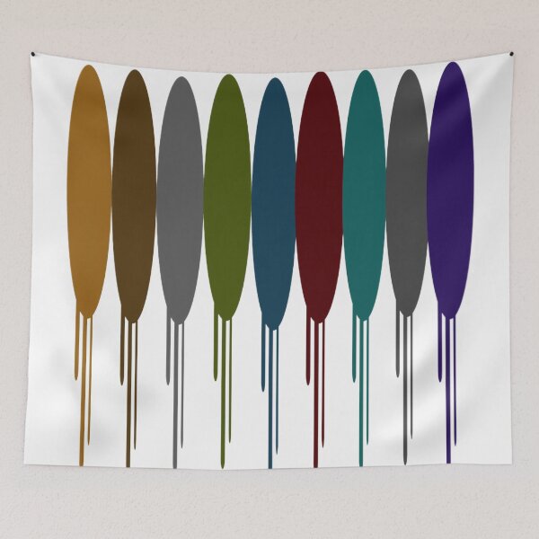 Item preview, Multicolored Dripping Patterns  designed and sold by atroffire.