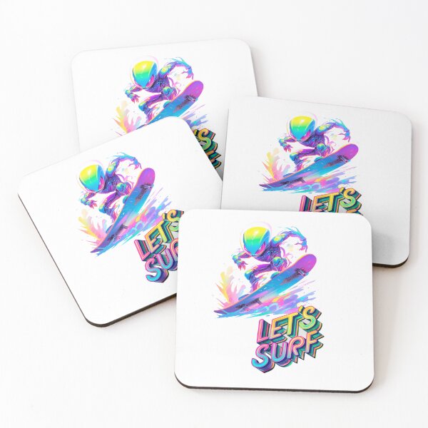 Item preview, Cosmic Surfing: The Alien and the Rainbow Wave designed and sold by Star Art ia.