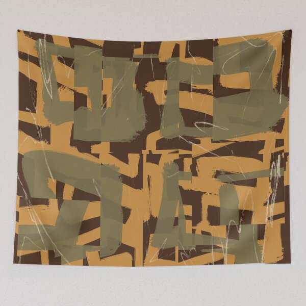 Item preview, "Veil of Assemblage" - Contemporary Art Abstract Shapes designed and sold by pngrktes-art.