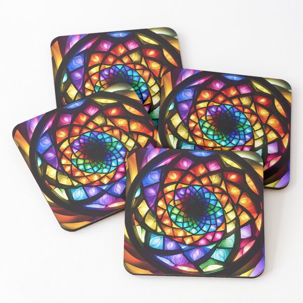 Item preview, The kaleidoscopic stained glass eye (magical dragon's eye)! designed and sold by Zen-Hues.