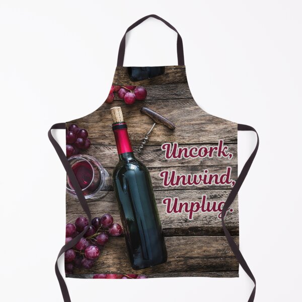 Item preview, Uncork, Unwind, Unplug. designed and sold by TidyKitchenInc.