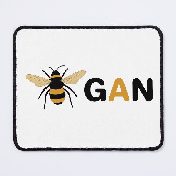 Item preview, Bee gan (Vegan) designed and sold by GrassFedVegan.