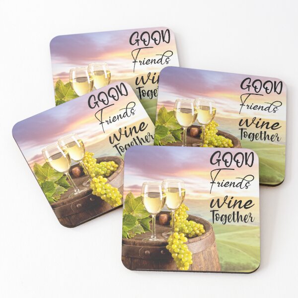 Item preview, Good Friends Wine Together designed and sold by TidyKitchenInc.