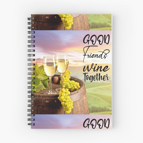 Item preview, Good Friends Wine Together designed and sold by TidyKitchenInc.