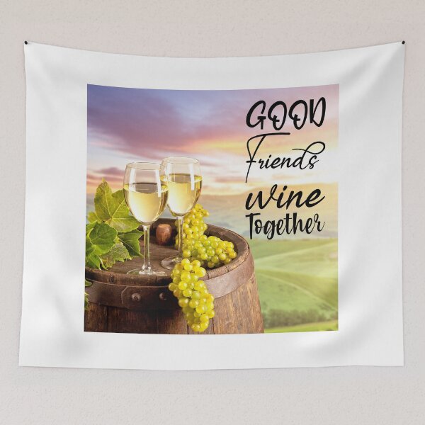 Item preview, Good Friends Wine Together designed and sold by TidyKitchenInc.
