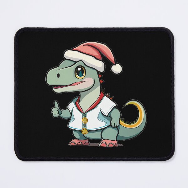 Item preview, Cute Dinosaur Santa Claus designed and sold by Tajoo.