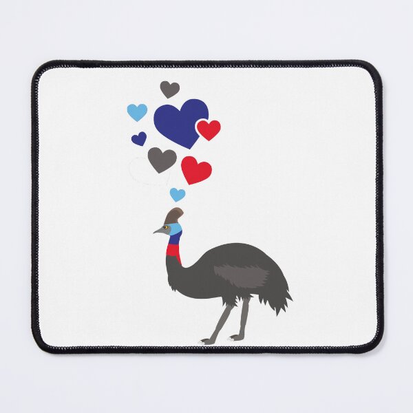 Item preview, Cute Cassowary With Hearts designed and sold by eternallygifted.