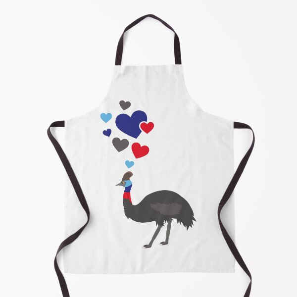Item preview, Cute Cassowary With Hearts designed and sold by eternallygifted.