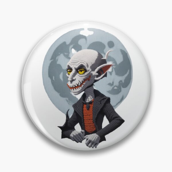 Item preview, Crocheted Nosferatu Art designed and sold by greenbeanart.