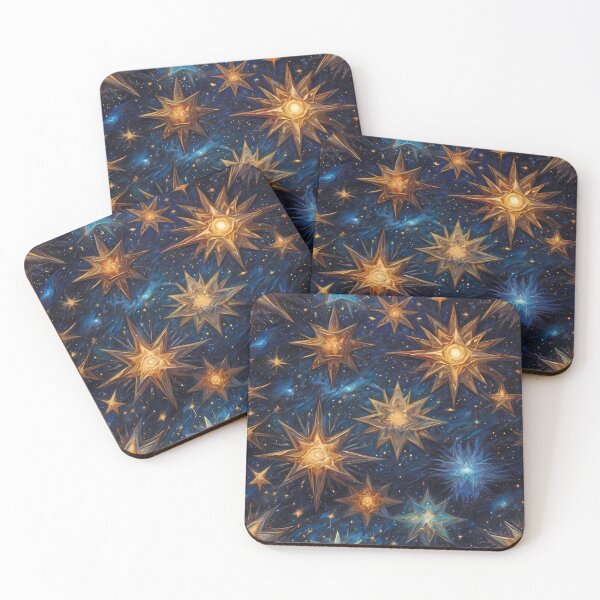 Item preview, Starry Night Sky Pattern – Celestial and Cute designed and sold by Kittyzens.