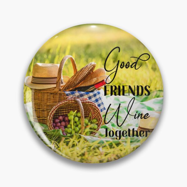 Item preview, Good Friends Wine Together designed and sold by TidyKitchenInc.